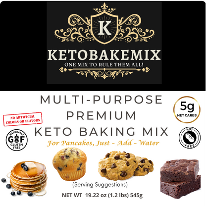 KetoBakeMix® -5g NET CARB All-Purpose Baking Mix